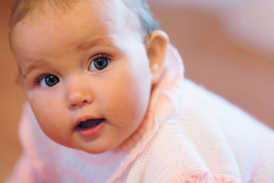 Close-up of cute baby boy