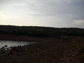 Group of people on the beach