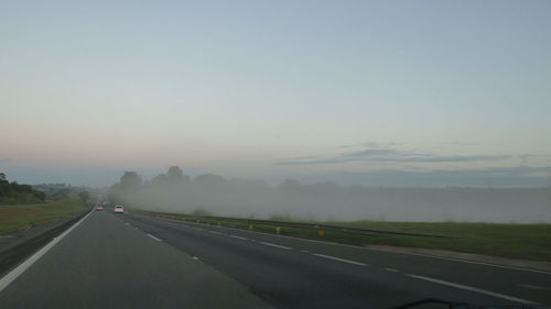 Cars on road