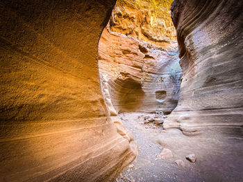 View of rock formations