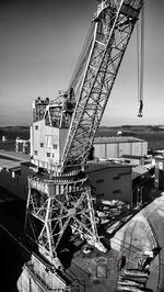 Low angle view of construction site