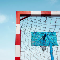 Street soccer sports equipment with rope net