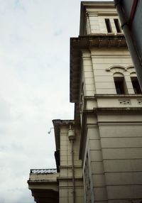 Low angle view of building against sky