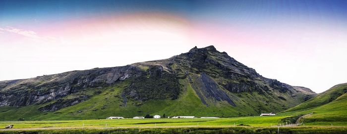 Scenic view of landscape against sky