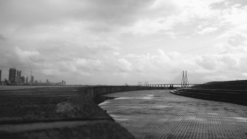 Built structure against cloudy sky