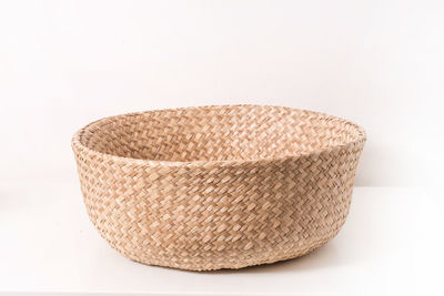 Close-up of hat against white background