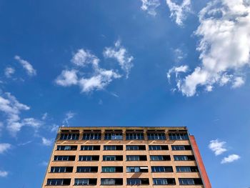 Low angle view of building against sky