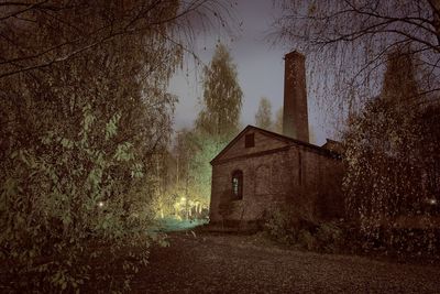 Abandoned building against sky