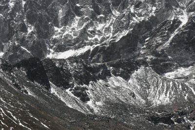 Full frame shot of textured rock