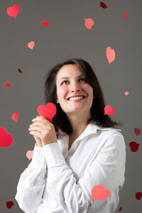 Portrait of a smiling young woman