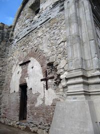 Low angle view of old building