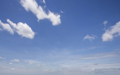 Low angle view of clouds in sky