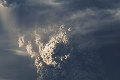 Aerial view of clouds in sky