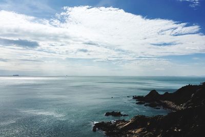 Scenic view of sea and sky