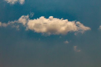 Low angle view of clouds in sky