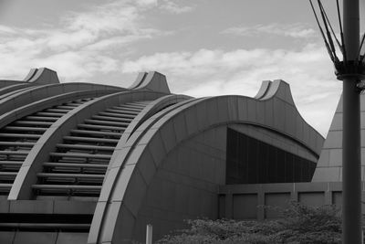 Exterior of modern building against sky