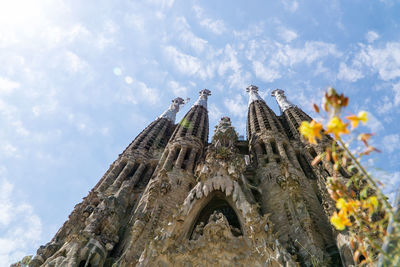 Low angle view of cathedral against sky