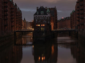 Business card of hamburg