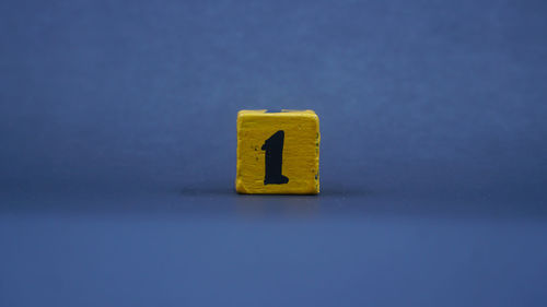 Close-up of toy blocks on table