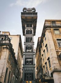 Low angle view of buildings against sky