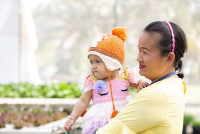 Mother and girl