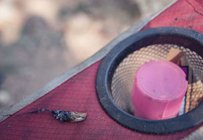 Close-up of eyeglasses