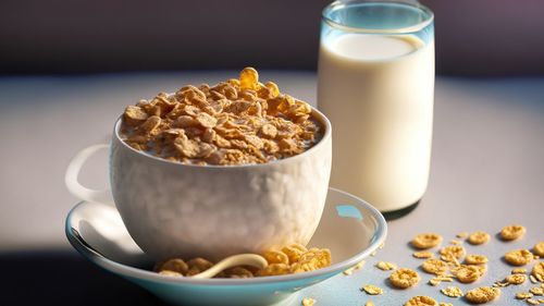 Close-up of food in bowl on table