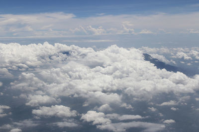 Low angle view of clouds in sky