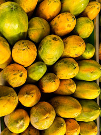 Full frame shot of fruits