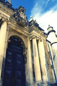 Low angle view of historical building