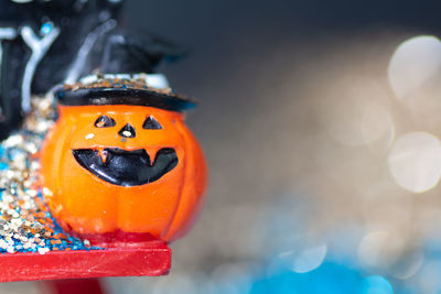 Close-up of stuffed toy against blurred background