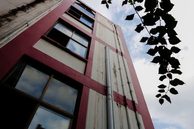 Low angle view of building against sky