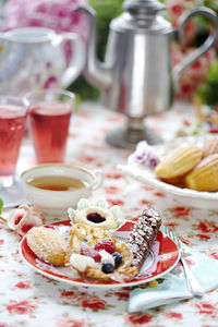 Biscuits on plate