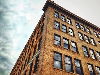 Low angle view of building against sky