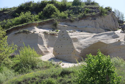 Scenic view of rocky landscape