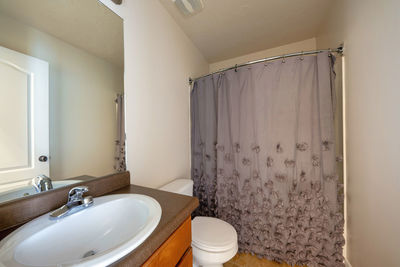 View of bathroom at home