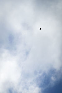 Low angle view of cloudy sky