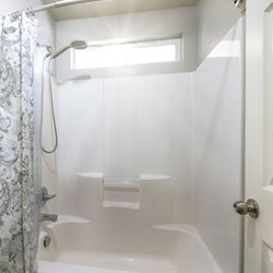 View of white bathroom