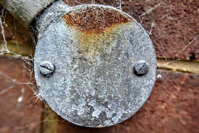 Close-up of rusty metal