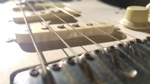 Close-up of guitar