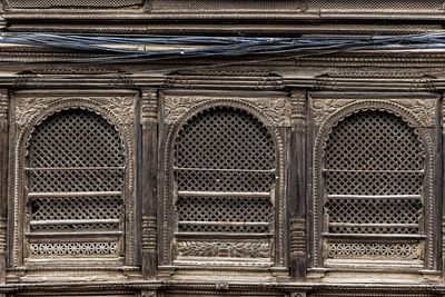 Full frame shot of old building