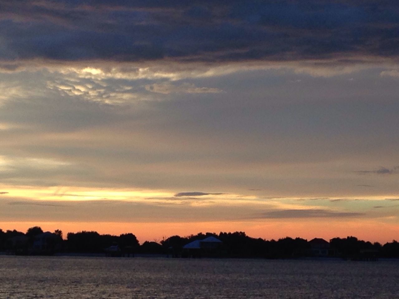 sunset, sky, waterfront, water, tranquil scene, scenics, tranquility, cloud - sky, beauty in nature, silhouette, nature, cloud, river, lake, idyllic, cloudy, dusk, landscape, weather, outdoors