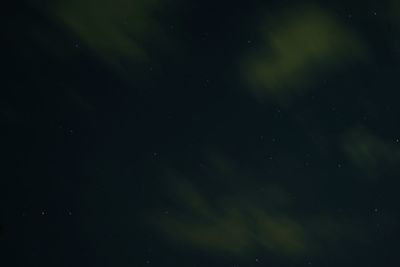 Low angle view of sky at night