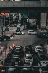 Traffic on city street