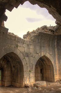 View of old ruins