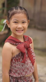 Portrait of a smiling girl