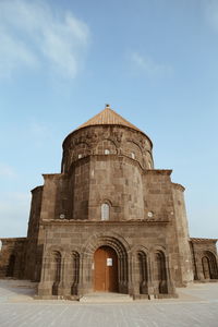 Low angle view of historical building against sky