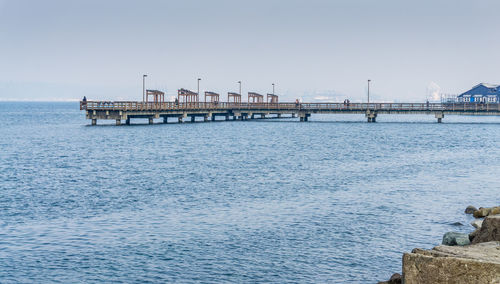 A view of a pier in ruston, washington.