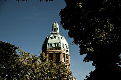 Low angle view of building against sky