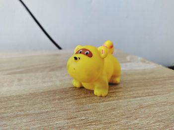 Close-up of a stuffed toy on table